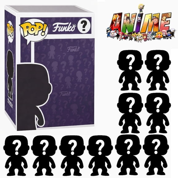 Pack of 10 Surprise Mystery Anime Funko Pop! Randomly Selected