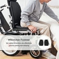 thumbnail image 4 of 1 Paire Repose-Pieds de Fauteuil Roulant Coussinet de Pédale de Jambe Remplacement Repose-Pieds de Fauteuil Roulant Pièce Universelle de Fauteuil Roulant, 4 of 9