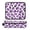 Neon Purple Leopard Print, variant on Hair Tool Organizer Bag with Heat Resistant Mat Removable Travel Storage Case for Hot Air Brushes Curling Irons Gold Leopard Pattern
