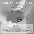 thumbnail image 6 of SYPVRY Silk Bluetooth Sleep Mask Wireless Sleep Headband Blackout Sleep Shade 16 Hrs Play Music Hands Free Call Women Men Sleep Aids, 6 of 9
