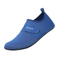 thumbnail image 3 of IEMIEMIEM Womens Mens Water Shoes Breathable Soft Barefoot Quick Drying Wide Slides Aqua Socks for Hiking Swim Beach Surf Yoga Sport Blue 5.5-6.5 Women/5-5.5 Men, 3 of 4