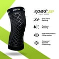 thumbnail image 4 of Brownmed 40412, Spark Kinetic Knee Knee Sleeve, Black, Large, 1/Each (1128941_EA), 4 of 7