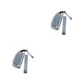 thumbnail image 1 of Kenally Funda para llave de coche, soporte para llaves de desbloqueo de 360 ​​°, funda para mando a distancia antiarañazos, protector de Azul plateado 2piezas, 1 of 6