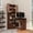 Walnut, variant on L-Shaped Corner Computer Desk for Home Office or Study desk, Study Modern Style Table with Drawers, Bookshelf & Hutch, 2-in-1 L-Shaped Design, Large Working Space,white