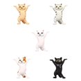 thumbnail image 1 of 5x Adorno de gatito Soporte de gatito Decoración divertida para muñeca de casa de muñecas Sunnimix Escultura de estatua de gato, 1 of 8