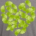 thumbnail image 3 of CafePress - Ginkgo Leaf Heart Men's Fitted T Shirt (Dark) - Men's Fitted T-Shirt, 3 of 4