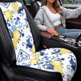 thumbnail image 4 of Eheartsgir Lemons Pattern Car Front Seat Covers for Universal Fit for Most Vehicles, Non Slip Non-Slip Seat Protector 2 Piece Quilted Padded Fabric Car Seat Covers, 4 of 7