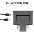 thumbnail image 2 of MOKKHNB Black USB Printer Cable with Copper Core for Office Printing and Fax Machines, 2 of 8