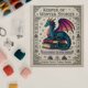 thumbnail image 5 of Punto de cruz, criaturas mágicas, exquisita decoración para el hogar, dragones, juego de bordado, adornos decorativos, suministros de costura, kit de bordado, manualidades para adultos, punto de cruz,, 5 of 5