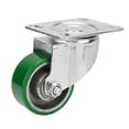 thumbnail image 1 of Rueda giratoria de 4 Uds. De 3 pulgadas, rueda de goma PU con capucha y placa superior resistente, 1 of 8