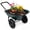 Green, variant on Costway 2 Tire Wheelbarrow Cart Heavy-duty Dolly Utility Cart Black