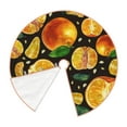 thumbnail image 3 of Bingfone Christmas Tree Skirt Mat Christmas Decoration Interior 36"-Tangerine, 3 of 8