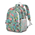 thumbnail image 2 of German Shepherd Dog and Flower Backpack for School,Cute School Bag,Schoolbag with Adjustable Shoulder Straps & Padded Back,15"x11.42"x5.5", 2 of 3