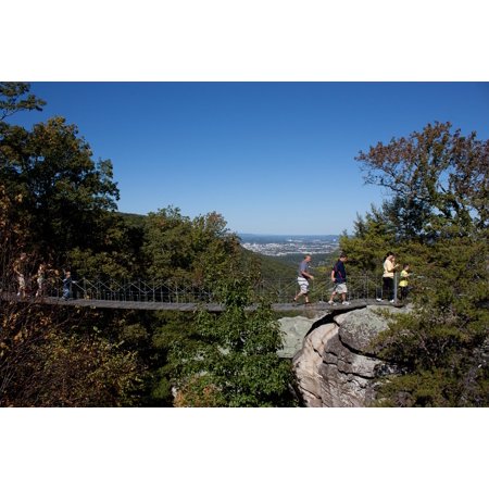 Laminated Poster Swinging Bridge Tennessee Chattanooga Bridge Poster Print 24 X 36