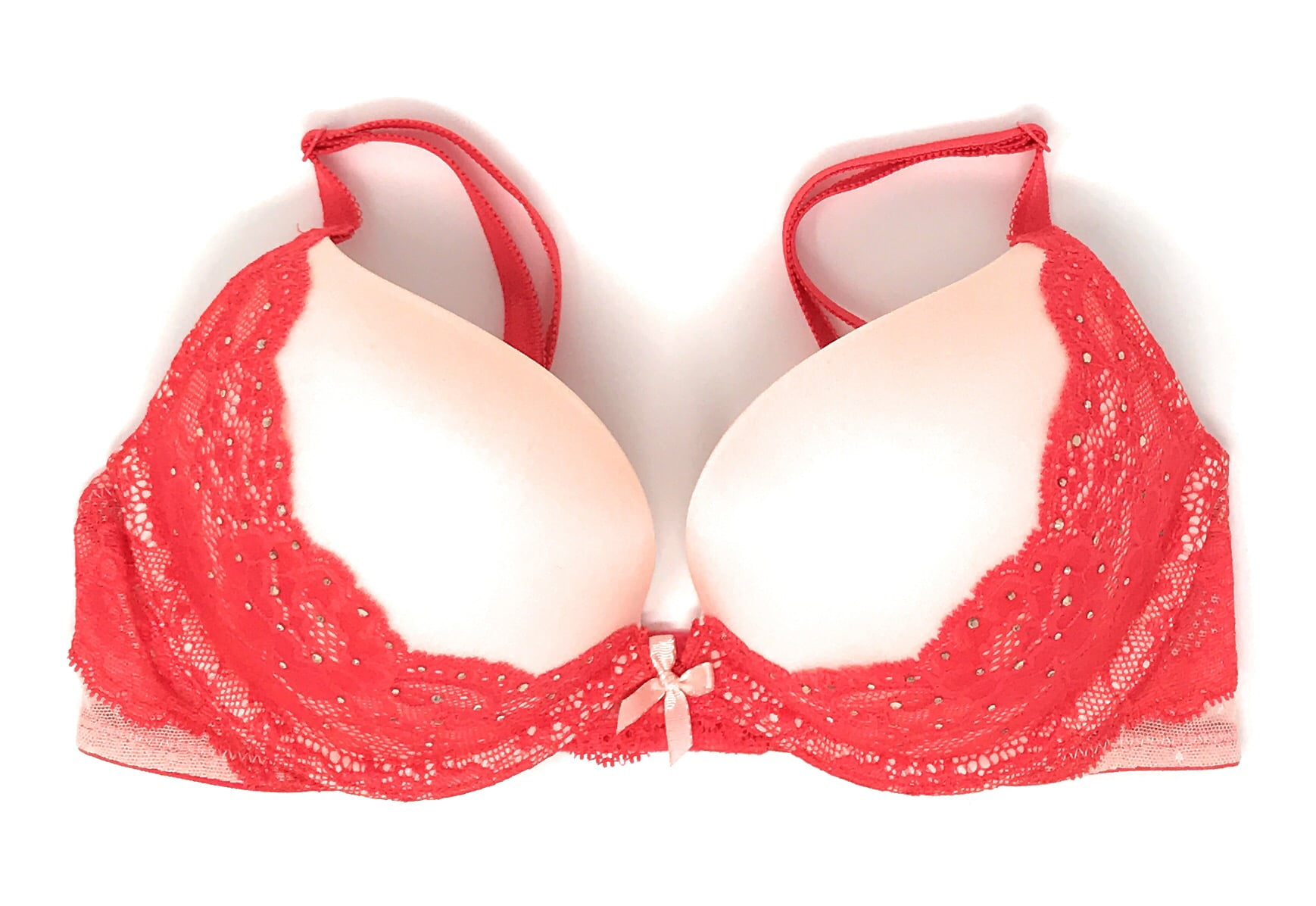 Victoria's Secret Bombshell Add-2-Cups Push-Up BH (75A-85D), Rot - Lipstick  Red, 85C 