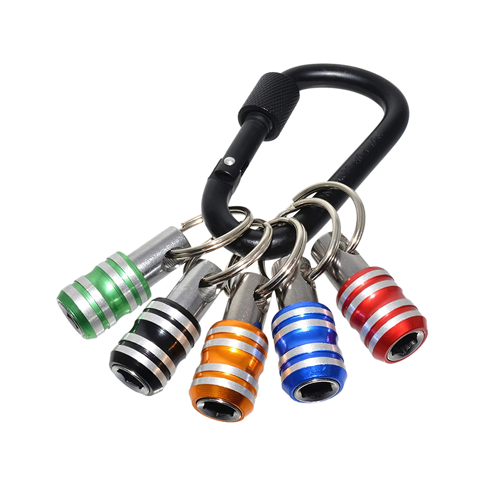 1/4inch Bit Holders Retainers Hexagon Screwdriver Bit Holder Keychain Drill Screw Adapter