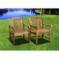 thumbnail image 3 of Amazonia Geneve 5 Piece Teak Rectangular Patio Dining Set, 3 of 7
