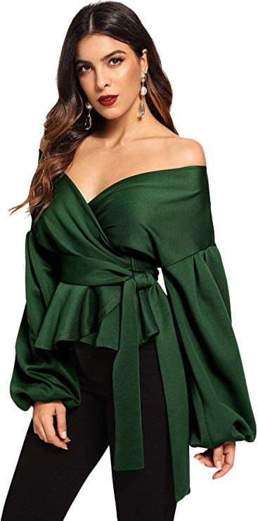 white v neck ruffle blouse