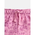 thumbnail image 2 of Wonder Nation Toddler Girls Dolphin Hem Printed Shorts, Sizes 18M-5T, 2 of 3