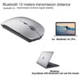thumbnail image 3 of Souris Sans Fil avec Bluetooth Silencieuse, Souris d'Ordinateur Mince Rechargeable pour Windows Notebook, Mac Ordinateur Portable Gris Spatial, 3 of 8