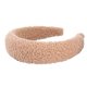 thumbnail image 5 of Elegante diadema de color sólido para mujer, tocado de aro para el pelo (caqui) Tmvgtek Para estrenar, 5 of 5