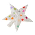 thumbnail image 1 of Decoración navideña de 8 pulgadas con purpurina, estrella navideña para la parte del , accesorios para decoración navideña, 1 of 9