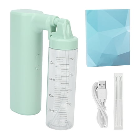 

Handheld Oxygen Injection Facial Sprayer High Pressure Fine Mist Moisturizing Beauty Machine (Light Green)