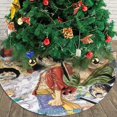thumbnail image 3 of Falda para árbol de Navidad One Pi-E-Ce, suave y divertida, decoración navideña navideña de granja de 30", 3 of 4
