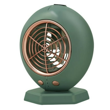 

Mini Desktop Air Cooler USB Rechargeable Cooling Fan Household Humidifier(Green)