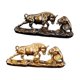 thumbnail image 1 of Esculturas Decorativas de Animales, 2 Piezas, Obras de Arte Modernas para Decoración Del Hogar Y Negocios, Mesa, 1 of 9