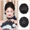 thumbnail image 6 of Cosplay Hair Buns Hairpiece Adjustable Synthetic Wigs Hair Extension for Women Comfort, 6 of 9