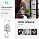 thumbnail image 3 of WEUVEB 3Ud Accesorios De Resorte Metal Para Sillas Colgantes Uso En Patio, 3 of 8