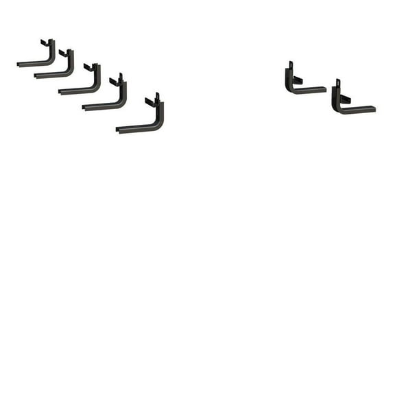 Luverne Truck Equipment L57-570744 6 in. Oval Steps, Black Anodized