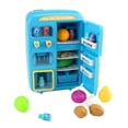 thumbnail image 2 of Frigorífico de Juguete Sunnimix Juego de comida Azul, 2 of 7