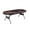 Brown, variant on 10-Player Folding Poker Table 3-in-1, LED Lights, Padded Rails, Cup Holders, and Foldable Design for Easy Storage by Barrington Billiards