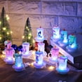 thumbnail image 2 of Lampe de Noël Dégradé Multicolore LED PVC Bougie Forme Lumière de Nuit pour Fête de Noël, 2 of 10