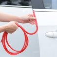 thumbnail image 2 of EeaseCA Protège-Portes de Voiture, Bandes de Protection en Caoutchouc (Rouge), 2 of 8