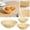 Z-1-C, variant on Bread Baskets for Serving, Small Rattan Basket, Lace Beige Woven Basket, Imitation Rattan Fruit Baskets, Lace Beige Imitation Rattan Plastic Woven Food Basket 7.5x2.4 Inch 1Pcs