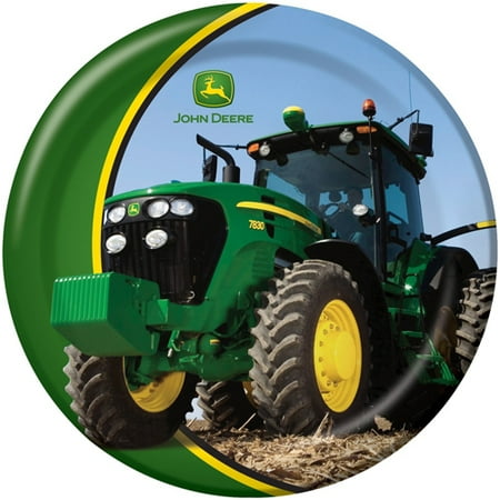 John Deere Tractor Large Paper Plates (8ct) - Walmart.com John Deere Tractor Large Paper Plates (8ct) - Walmart.com