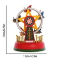 thumbnail image 2 of Mini Noria De Carrusel De Música Luminosa - Regalo De Navidad Romántico, 2 of 7