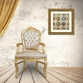 thumbnail image 3 of PI Studio 26x26 Gold Ornate Wood Framed with Double Matting Museum Art Print Titled - Gallactica Tile III, 3 of 4