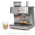 thumbnail image 2 of Café Bellissimo Semi Automatic Espresso Machine + Milk Frother | WiFi Connected, Smart Kitchen Essentials | Built-In Bean Grinder, 15-Bar Pump & 95-Ounce Water Reservoir | Steel Silver, 2 of 10