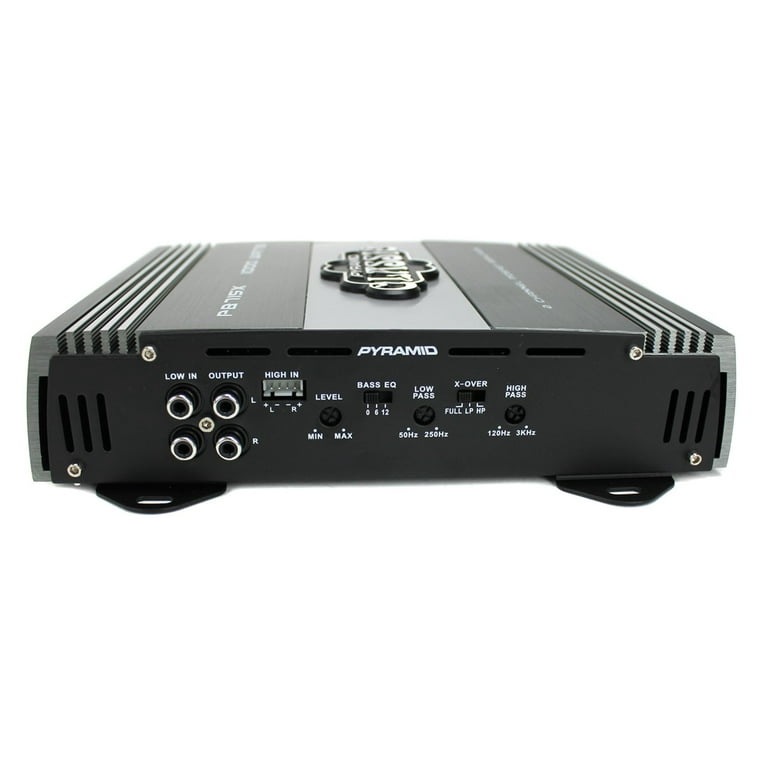 Pyramid PB715X 1000W 2 Channel Car Audio Amplifier Power Amp Pyramid PB715X 1000W 2 Channel Car Audio Amplifier Power Amp
