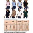thumbnail image 2 of Ladies Plain Solid Color Tunic Blouse Swiss Dot Lace Floral T Shirt Holiday Loose Short Sleeve Chiffon Tops_Gift Of G, 2 of 2