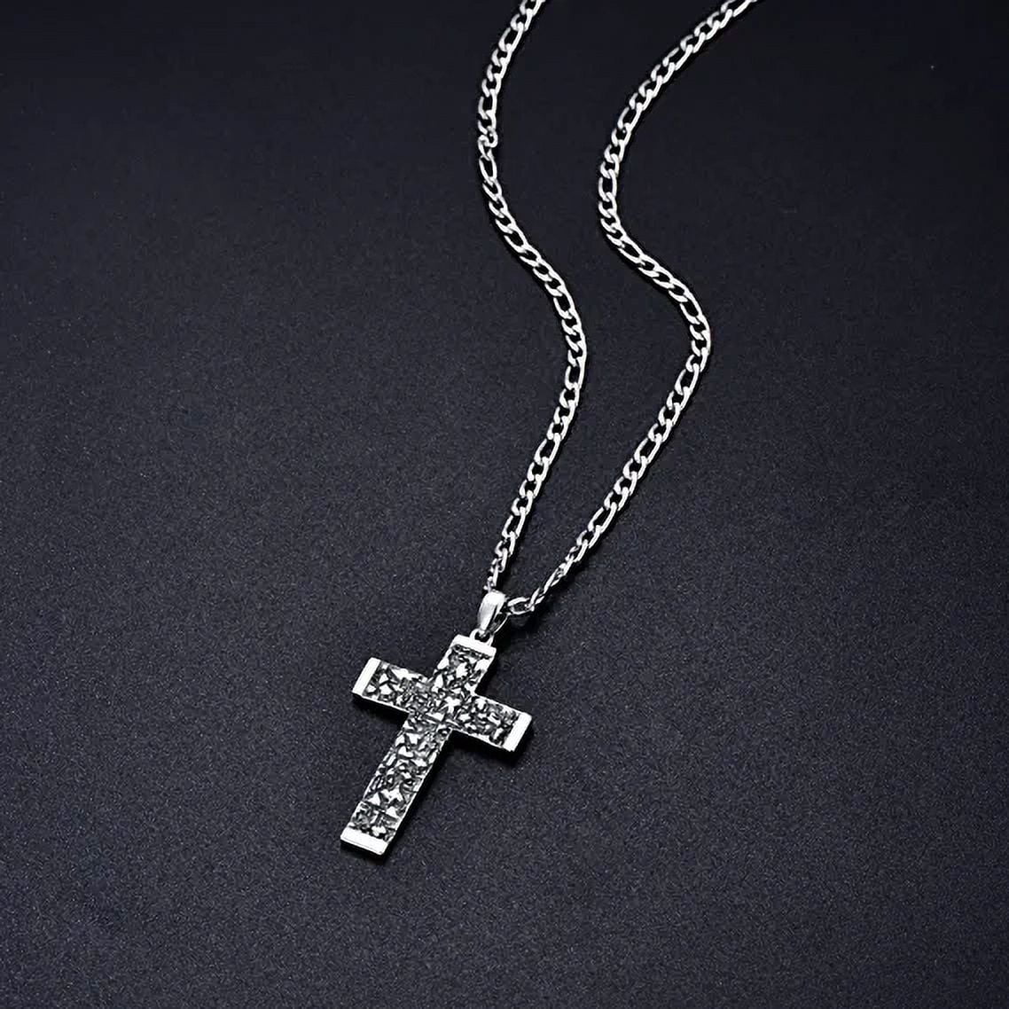 アクセサリー vintage silver925 Jesus cross necklace Sterling Pewter/S925K Silver Jesus Cross Necklace – BGCOPPER