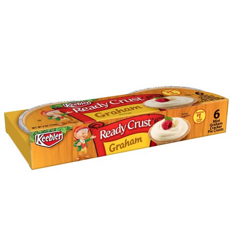 Pie Crust Mini Keebler Ready Crust, Mini Pie Crusts, Graham Cracker, No-Bake, Ready to Use, 48 oz ( 72 Count) ()