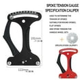 thumbnail image 4 of Spoke Tension Meter Gauge Accessories Calibration Measurement Device Wheels Cycling Maintenance Accessories Repair Tool Spokes Checker Cycling Accessory Red, 4 of 8