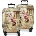 thumbnail image 4 of Trendy Eiffel Tower Travel Luggage Cover Suitcase Protector Luggage Cover Fit 29-32 Inch Luggage, 4 of 6
