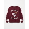 thumbnail image 4 of Peanuts Juniors' National Champion Crewneck Sweatshirt, Sizes S-XL, 4 of 4