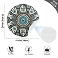 thumbnail image 2 of Ryvnso Mandala Eyes in Hands Round Plate Mats Dining Table Placemat Set of 4 for Holiday Decoration, 2 of 7